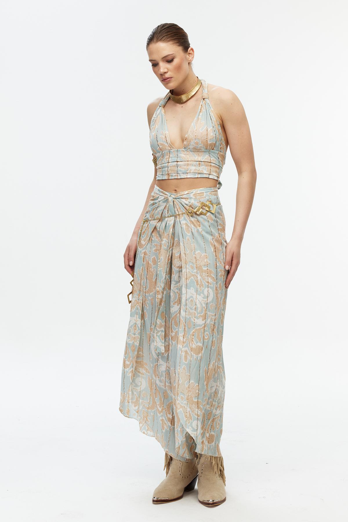 MIA blue pantolon takım