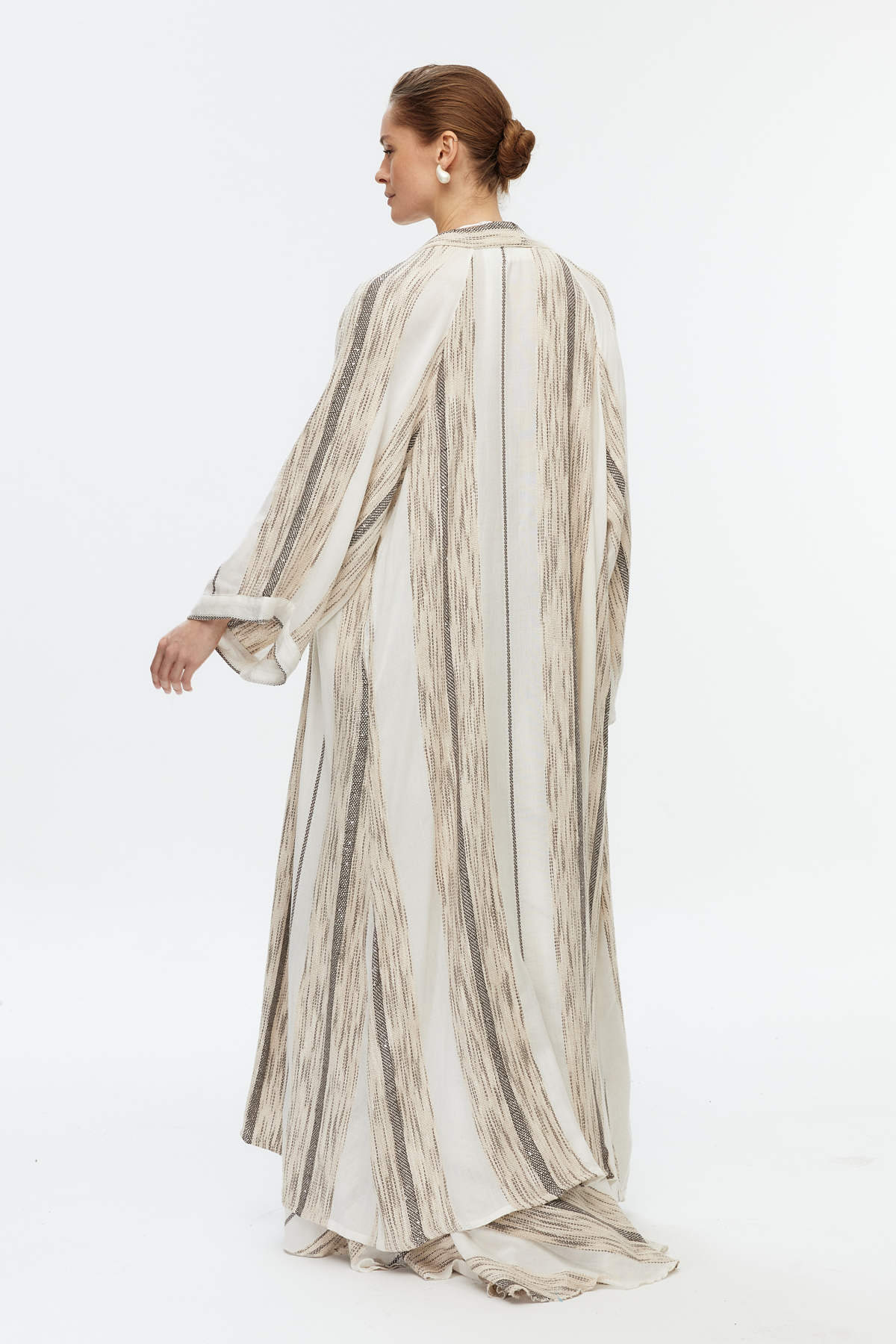 Kușaklı uzun kimono 7