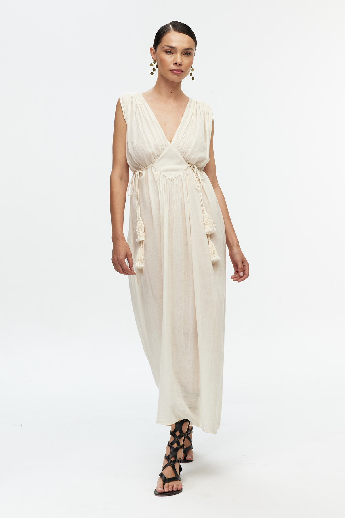 Luméa maxi cotton elbise 2
