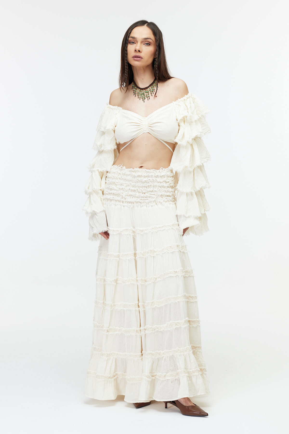 Boho chic cotton bolero 3