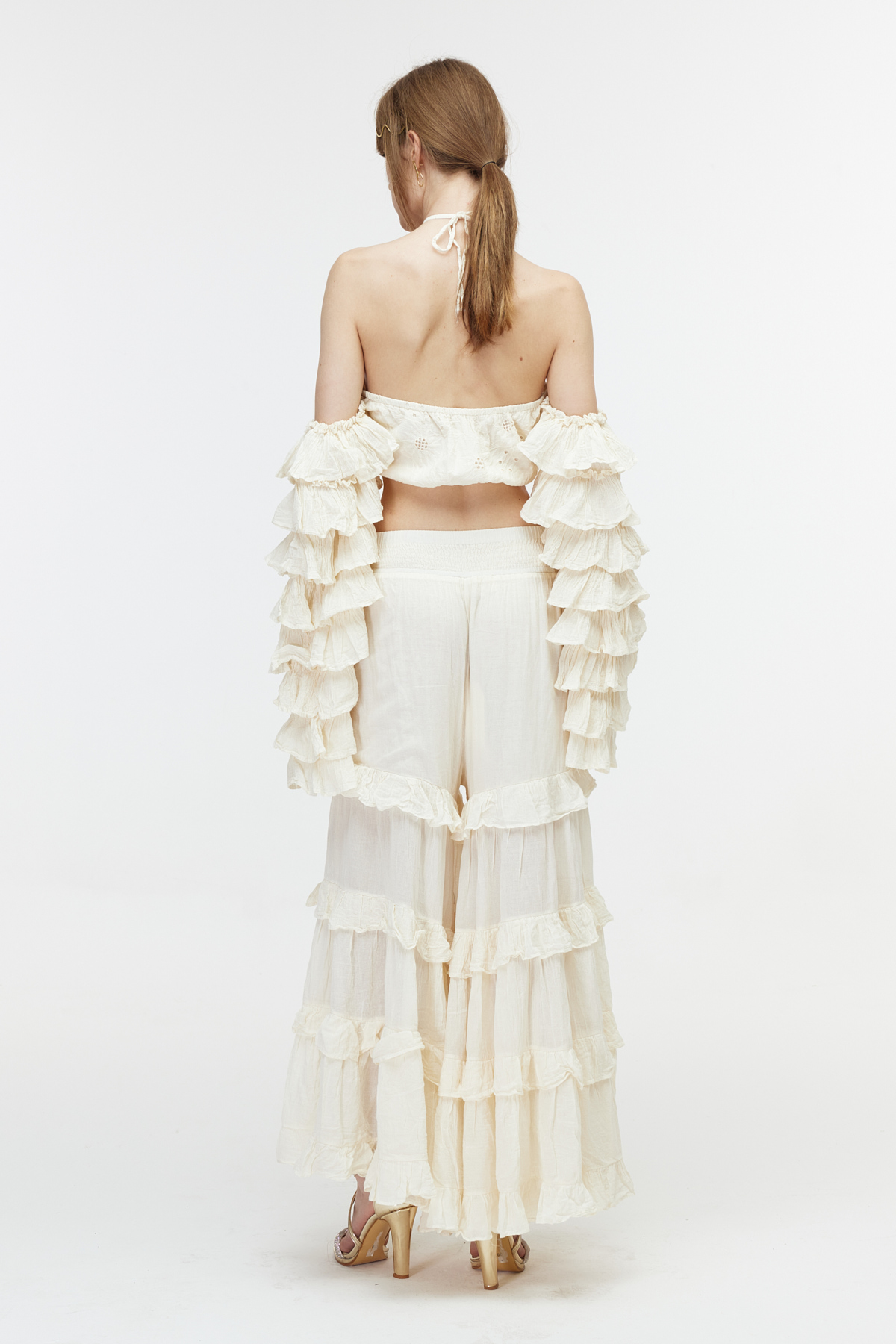 Ekru cotton bolero 5